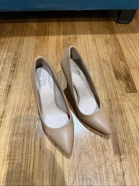Mix No. 6 Beige Pointed-Toe High Heels